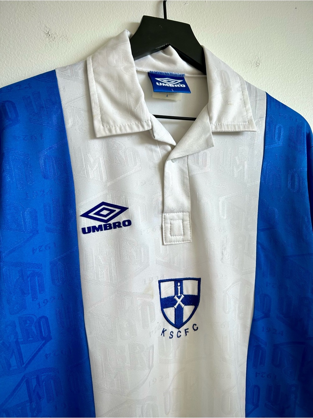 Vintage 1990s Umbro Canterbury English Club LS Jersey - Picture 3 of 8